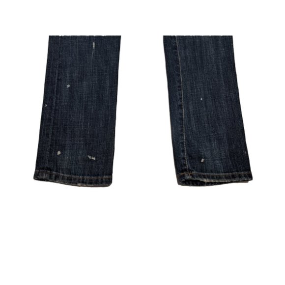 Current/Elliott Loved Destroy Paint Splatter Jeans 24 - Picture 5 of 7